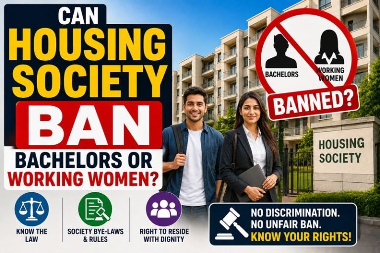 Can Housing Society Ban Bachelors or Working Women?