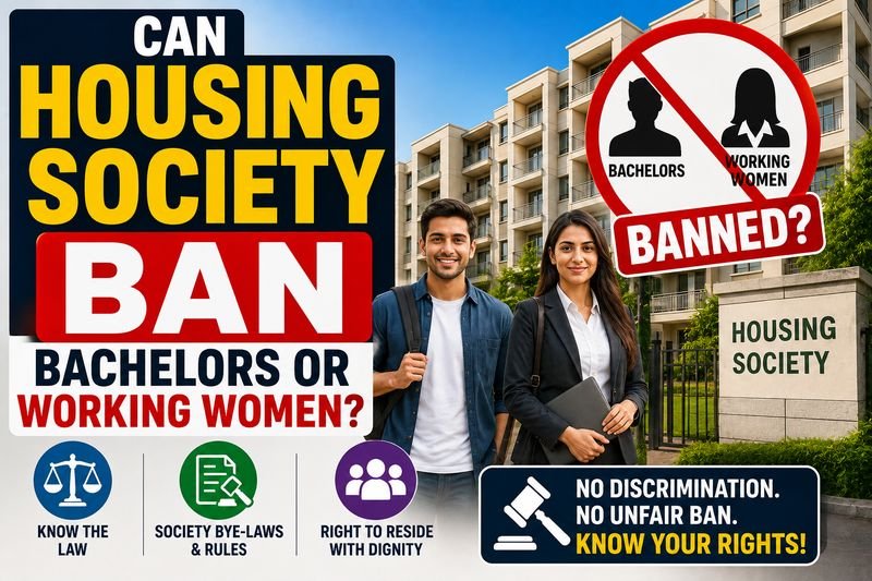 Can Housing Society Ban Bachelors or Working Women?
