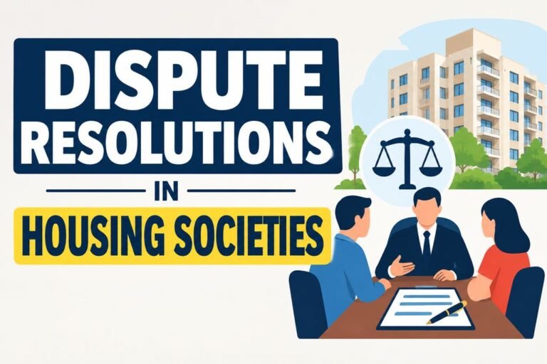 Dispute Resolutions in Housing Societies