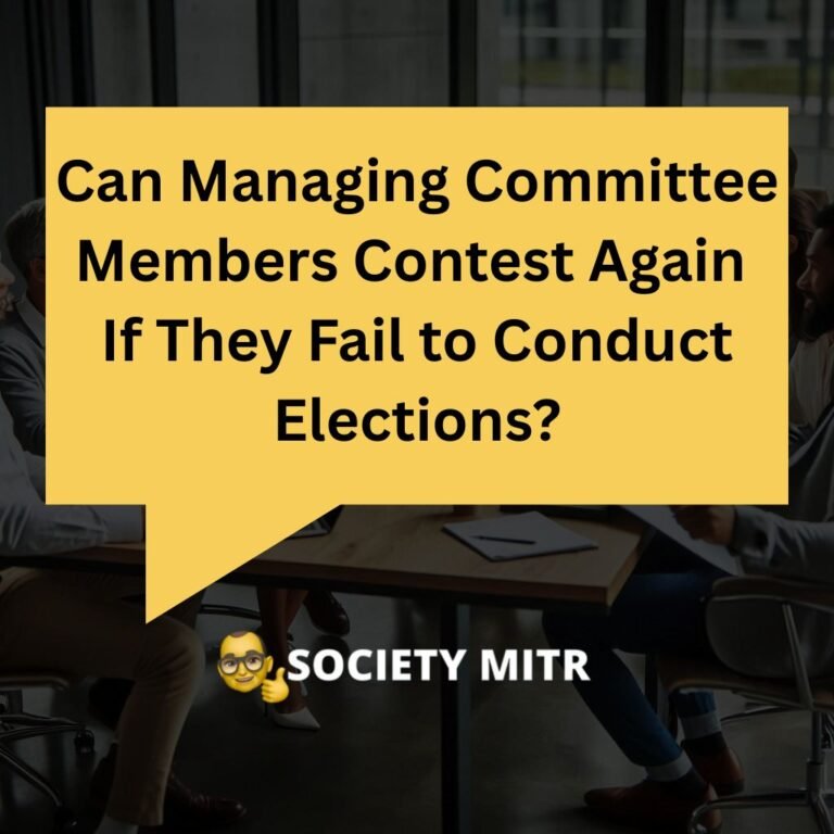 Can Managing Committee Members Contest Again If They Fail to Conduct Elections?