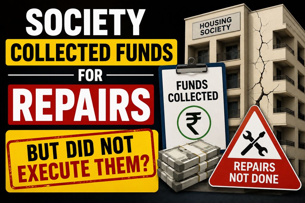 Housing society funds and repairs crisis