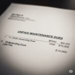 Unpaid Maintenance Dues