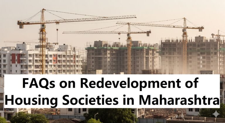 FAQs on Redevelopment of Housing Societies in Maharashtra