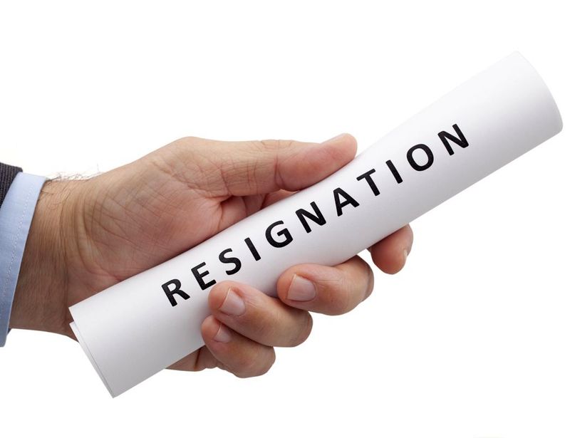 Secretary Resign