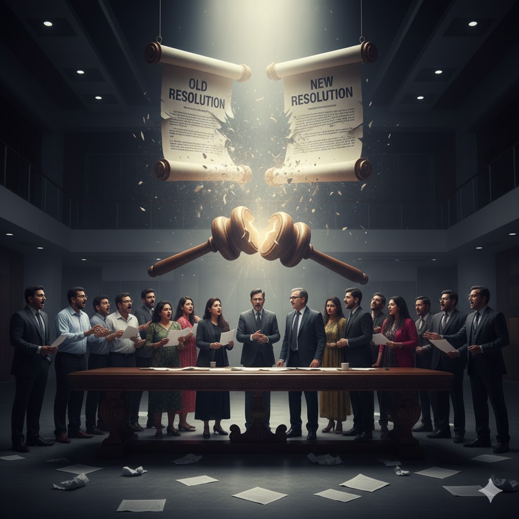 Can a Housing Society Cancel a Resolution Passed in the General Body