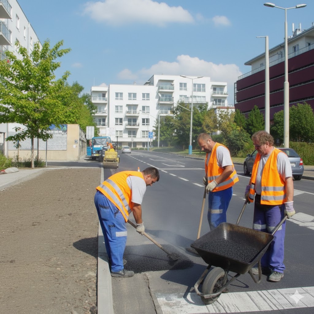 internal road maintenance housing society