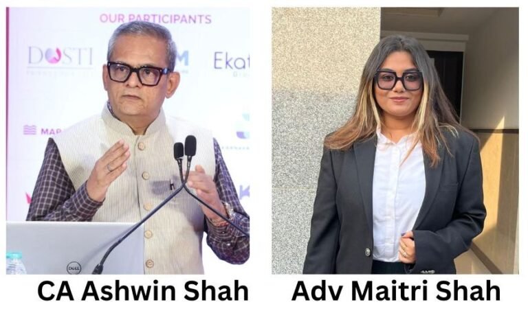 CA Ashwin Shah and Adv Maitri Shah
