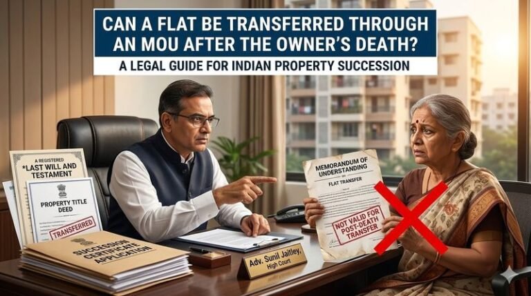 Can a Flat Be Transferred Through an MoU After the Owner’s Death