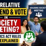 Can Relative Attend and Vote in Society Meeting