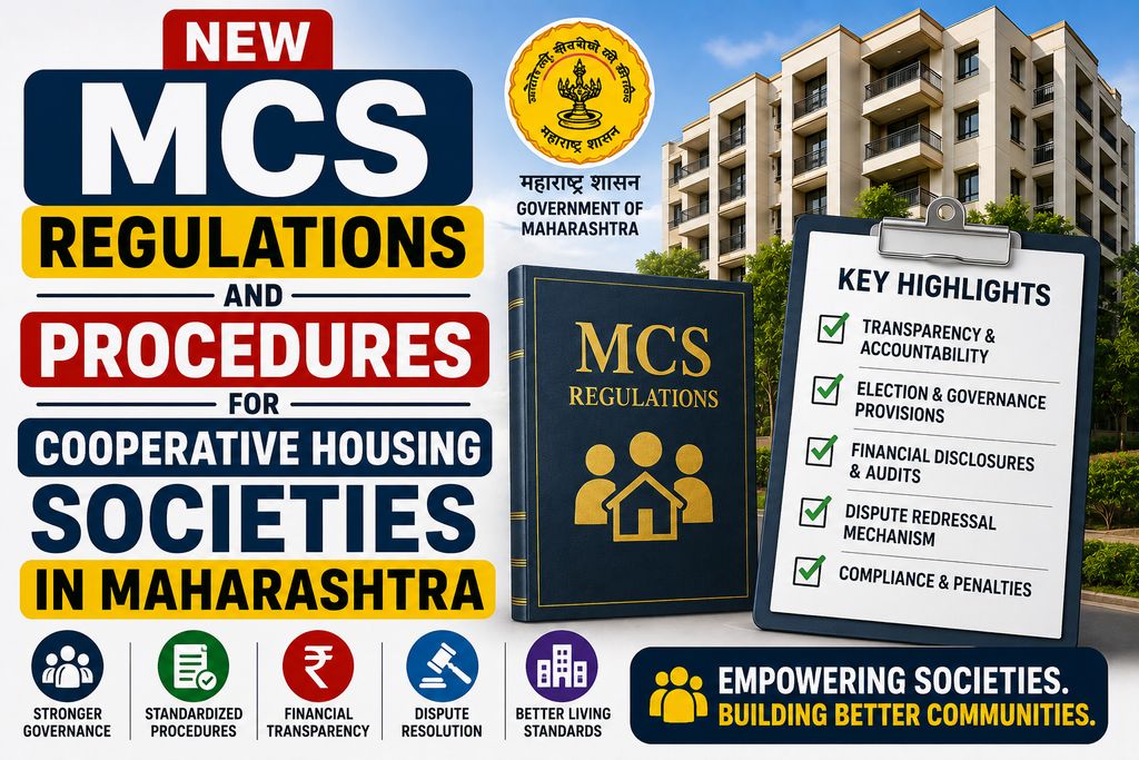 New MCS Regulations and Procedures for Cooperative Housing Societies in Maharashtra