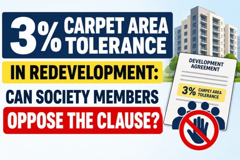 3% Carpet Area Tolerance Debate