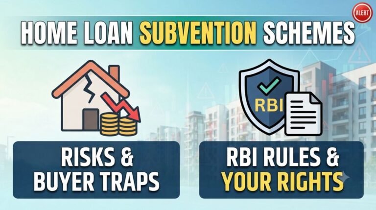 Home Loan Subvention Schemes: Risks, RBI Rules & Buyer Rights