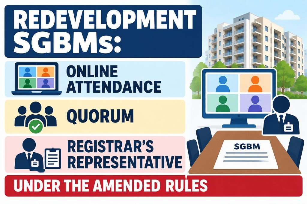 Redevelopment SGBMs: Online Attendance, Quorum and Registrar’s Representative Under the Amended Rules