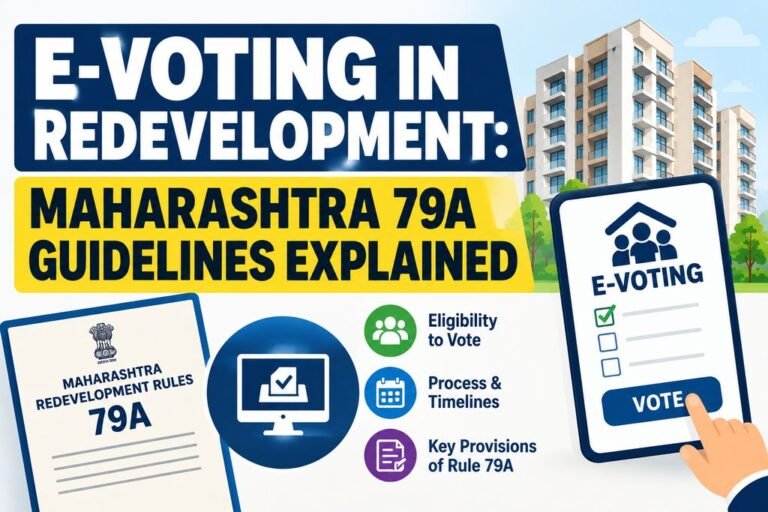 E-Voting in Redevelopment: Maharashtra 79A Guidelines Explained