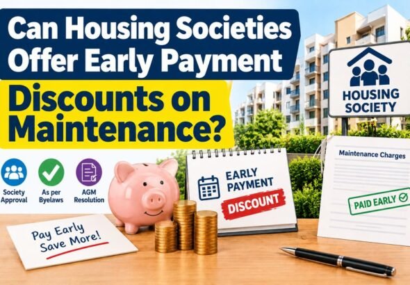Housing Society Early Payment Discount Banner