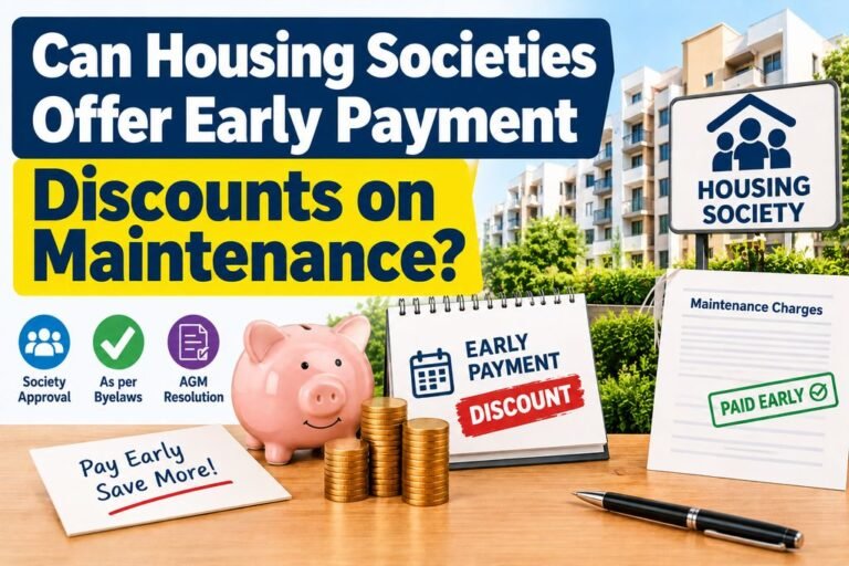 Housing Society Early Payment Discount Banner